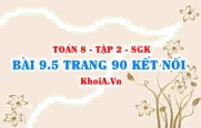 Bài 9.5 trang 90 Toán 8 Kết nối tri thức Tập 2